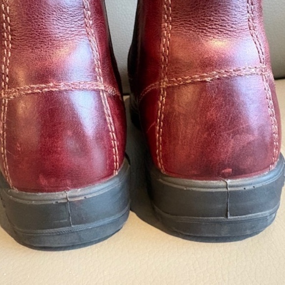 Blundstone Classic Women's sz US 9 premium leather Chelsea boots burgundy red - Picture 11 of 16